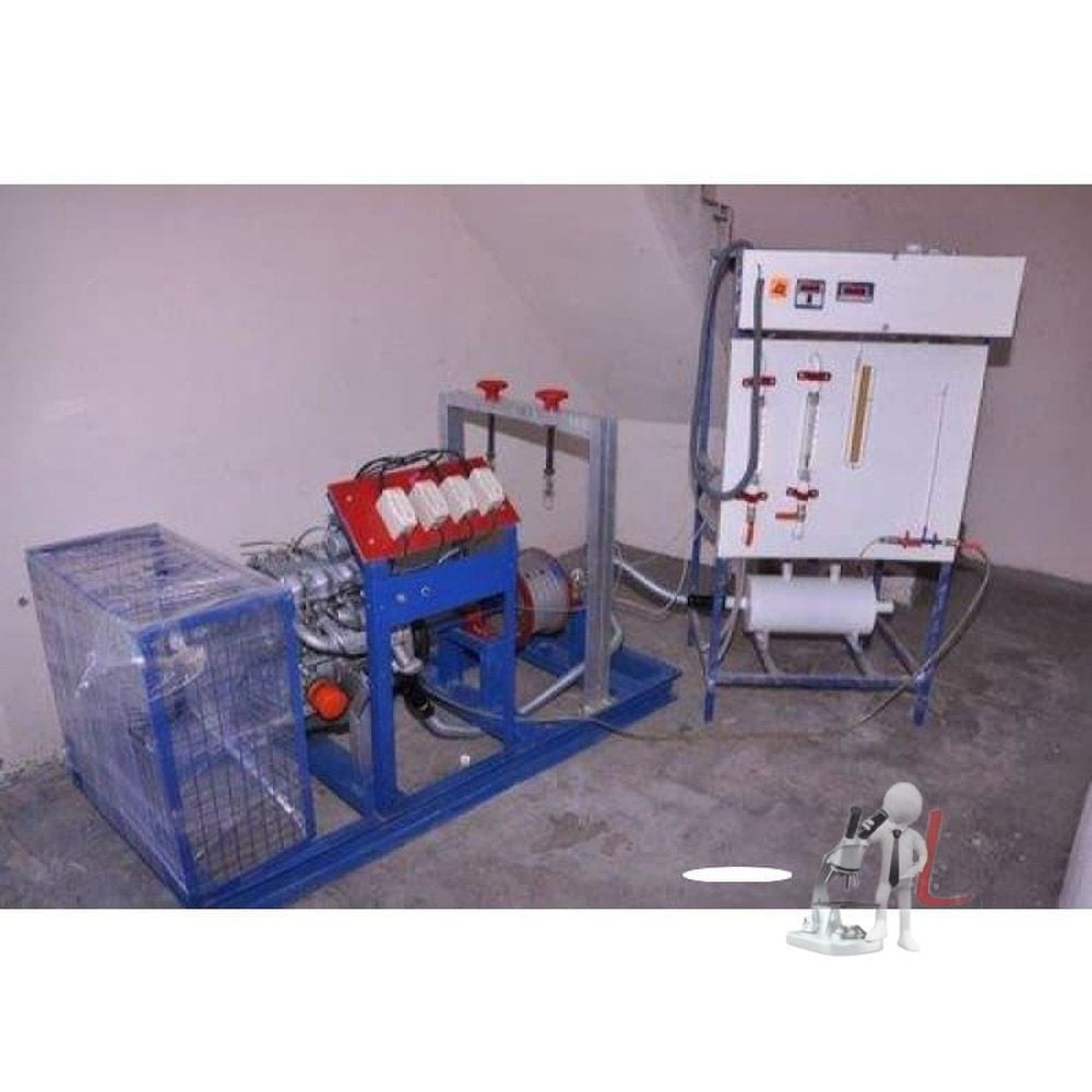 Four Cylinder Four Stroke Diesel Engine Test Rig with water cooled eddy current dynamometer- engineering Equipment, THERMODYNAMICS LAB, IC ENGINE LAB