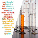 G.I Kit Cylinder, Beakers and Conical Flask (100,250,500ml) with Stirring Rod and Cleaning Brush - Pack of 11 - Laboratorydeal