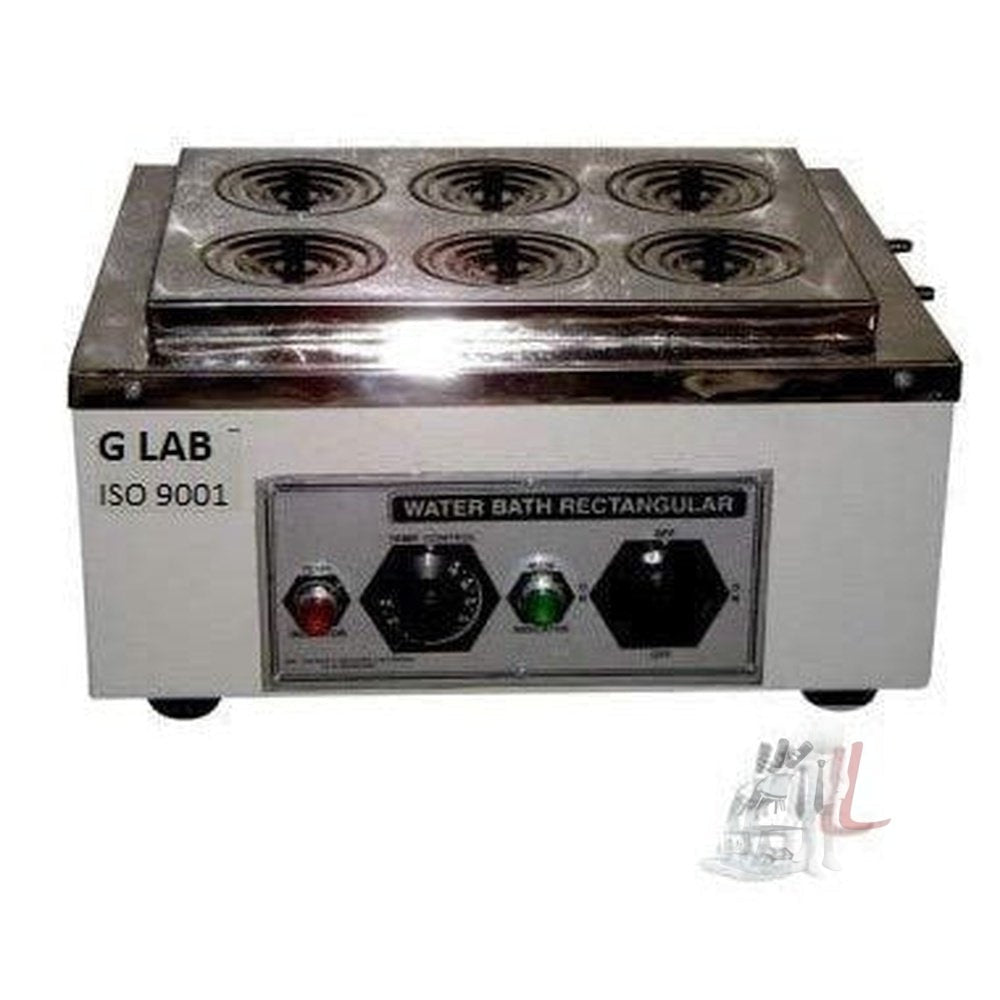 G LAB RECTANGULAR WATER BATH  (DOUBLE wall) (Thermostatic Control) HEAVY QUALITY - Laboratorydeal
