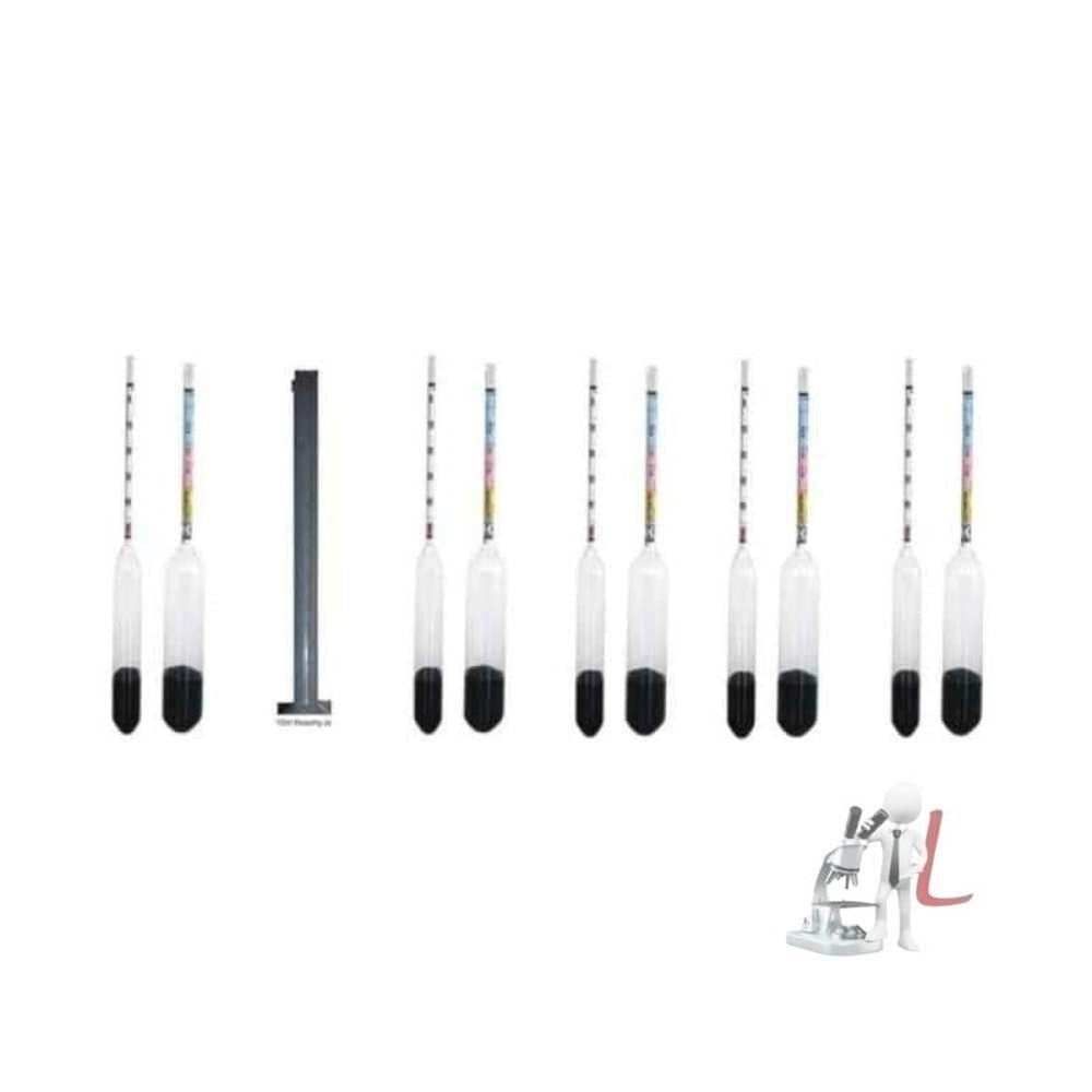 Glass Lactometer - Set of 10 by labpro - Laboratorydeal