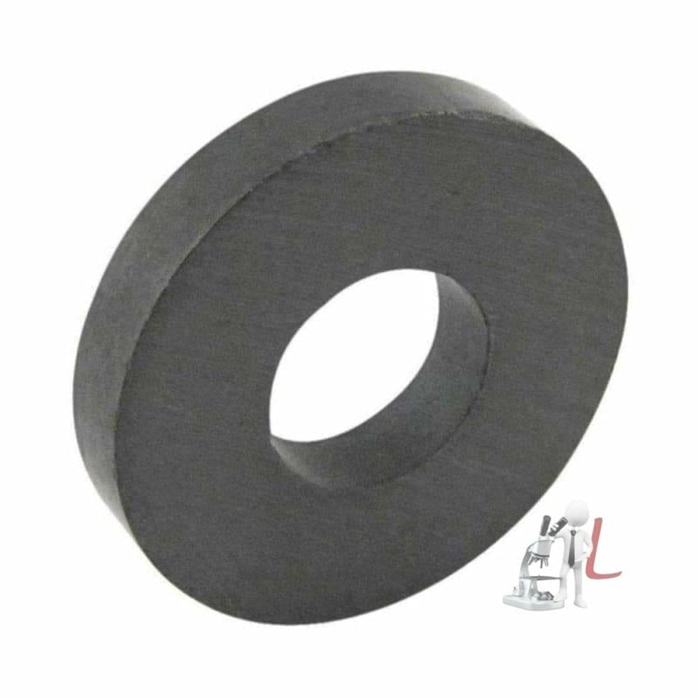 Gray Iron Ring Magnet 2 inch Pack of 5 Laboratory equipments