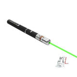 Green Laser Beam Pointer Pen 5 mW 532 nm Wavelength Disco Light Party Pen with Projection Design Change Adjustable Cap- 