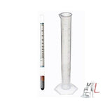 HYDROMETER GLASS BODY RANGE 700-750 with Measuring Cylinder- Hydrometer
