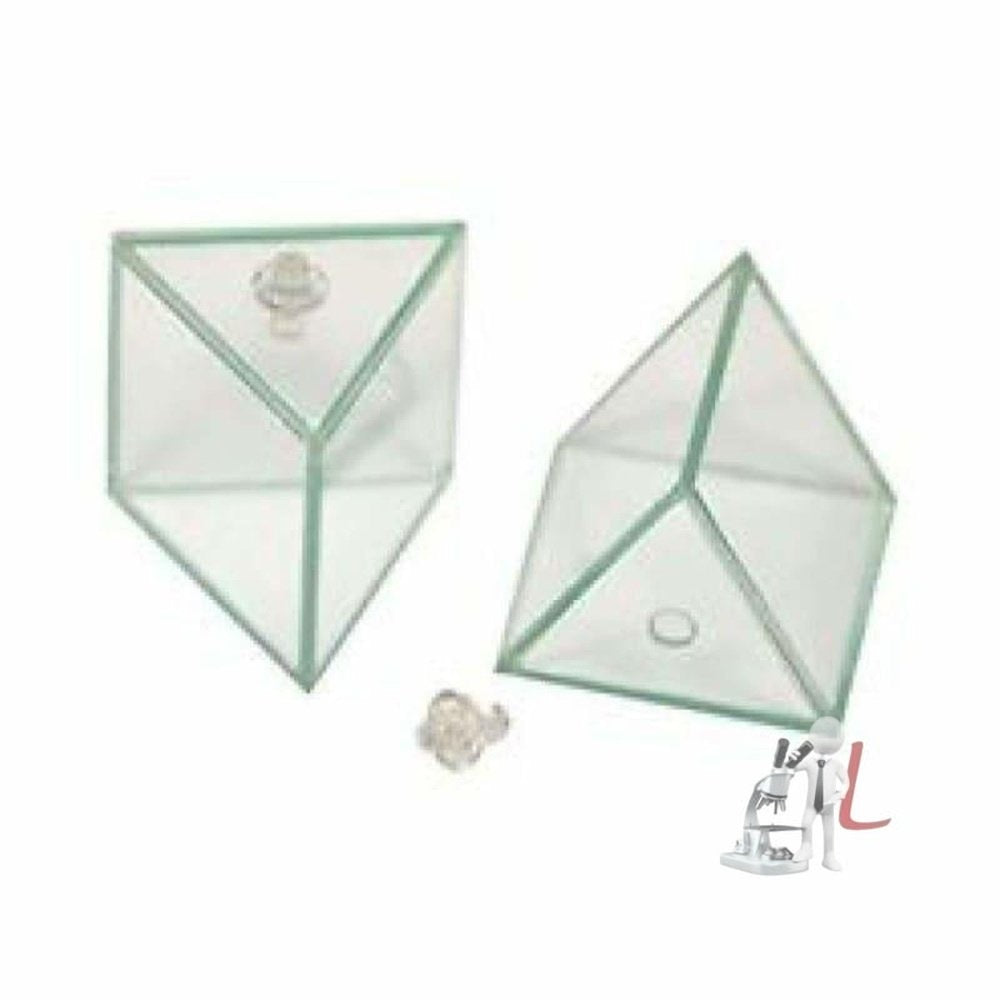Hollow Prism 2*2*2 Inch by labpro - Laboratorydeal