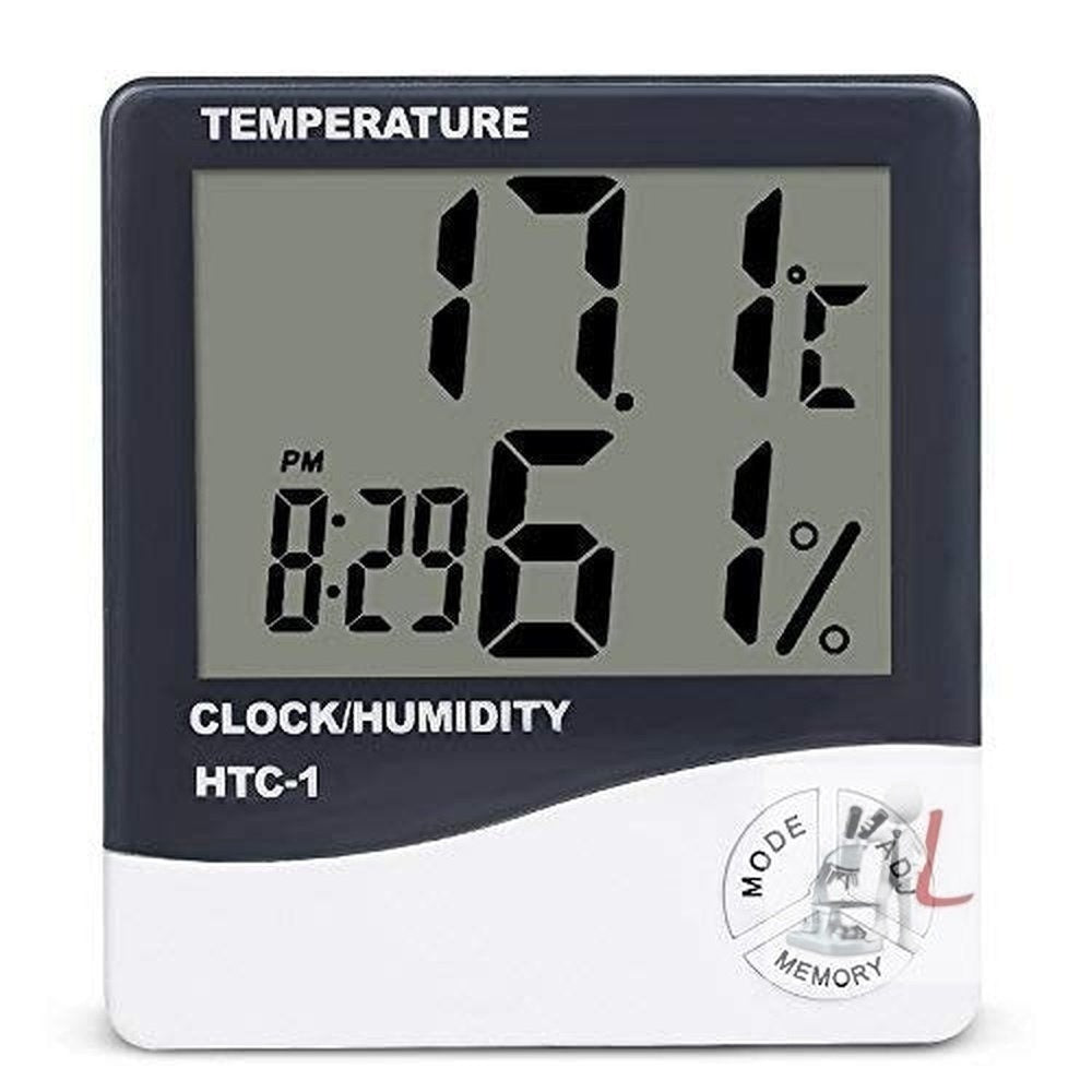 Indoor Digital Humidity Temperature Thermometer Sensor, Hygrometer Meter Gauge with LCD Display- 