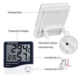 Indoor Digital Humidity Temperature Thermometer Sensor, Hygrometer Meter Gauge with LCD Display- 