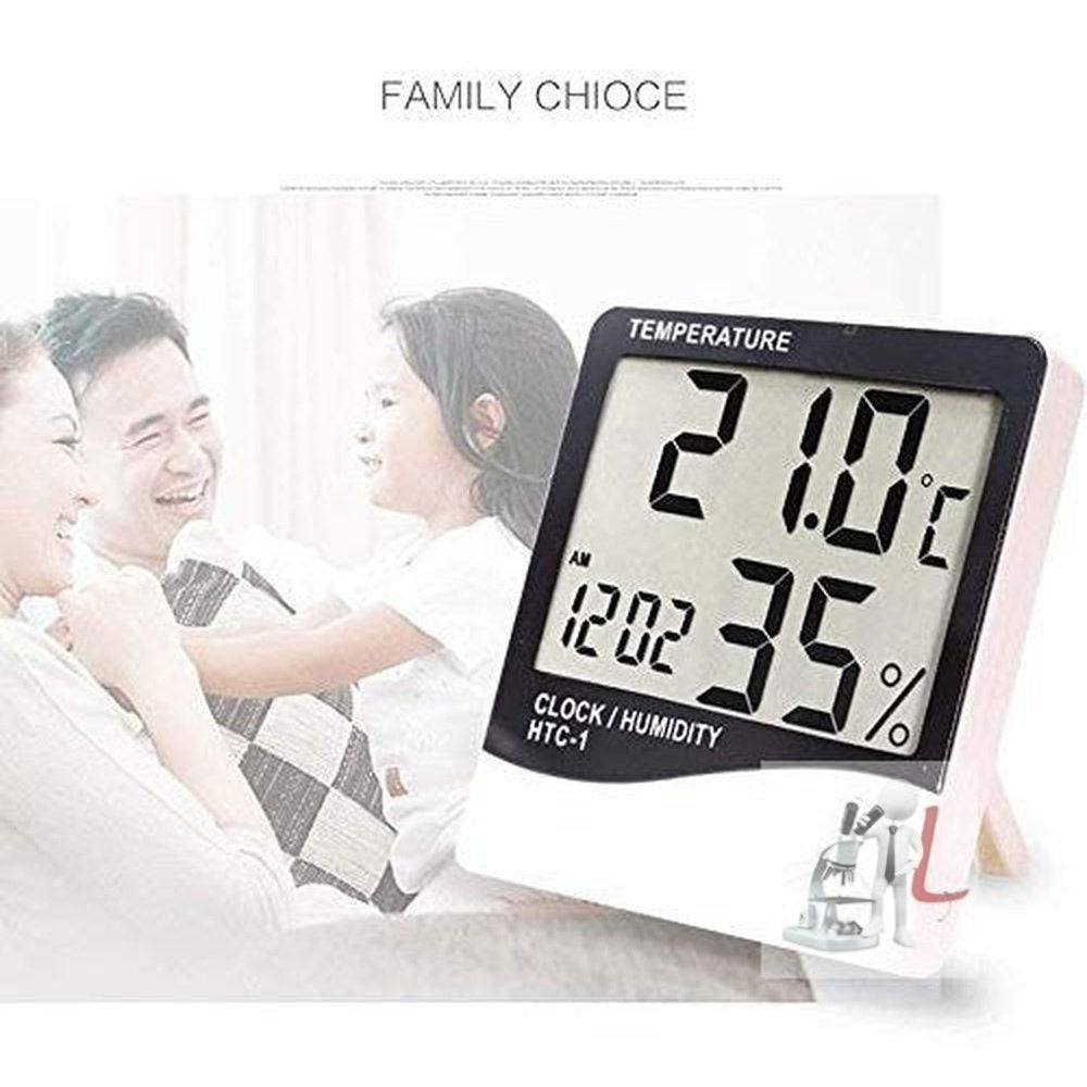 Indoor Digital Humidity Temperature Thermometer Sensor, Hygrometer Meter Gauge with LCD Display- 