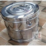 KAMBOJ TRADERS Stainless Steel Seamless Dressing Drum (11x9 Inches)- 