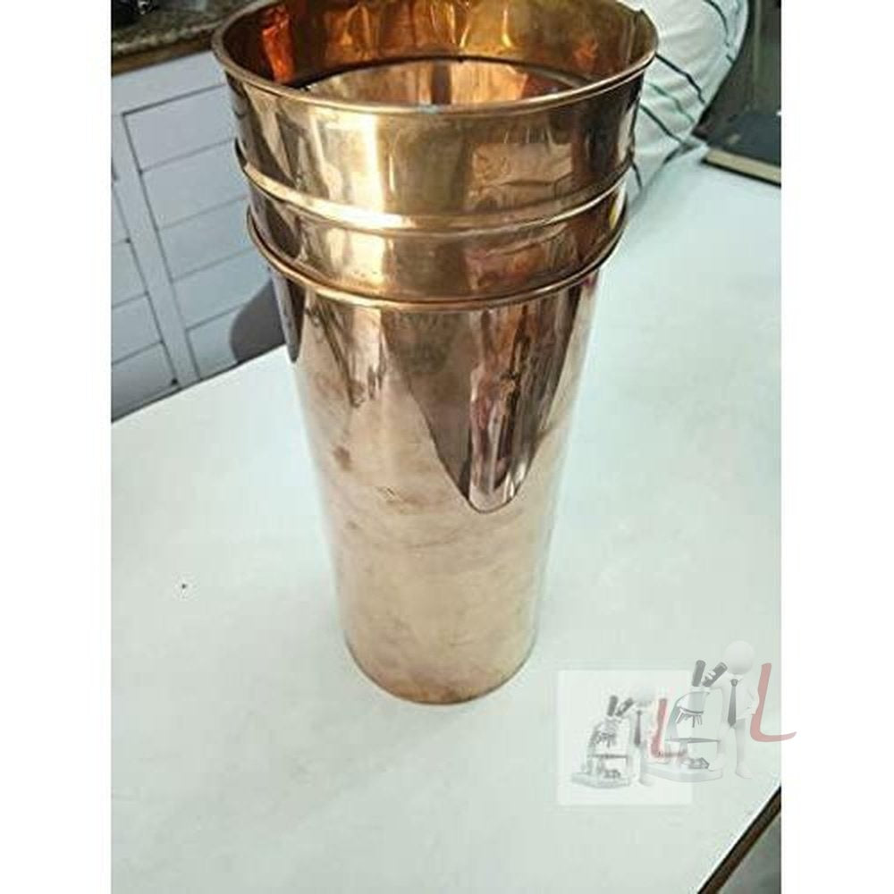Kamboj Traders Copper Rain Gauge with Measuring Cylinder - Laboratorydeal