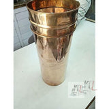 Kamboj Traders Copper Rain Gauge with Measuring Cylinder- 