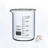 Lab Glass beaker 100ml By Labcare - Laboratorydeal