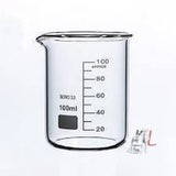 Lab Glass beaker 100ml By Labcare- Lab Glassware