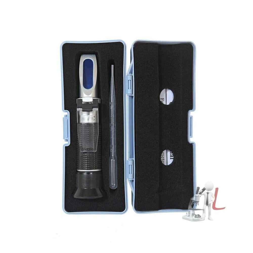 Laboratory Refractometer 0-32% Brix Beer Sugar Wine Wort Sg black Rubber Strip - Laboratorydeal