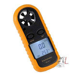 Labpro Digital Anemometer With Temperature - Yellow