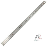 METER SCALE STAINLESS STEEL  PACK OF 3 by labpro - Laboratorydeal