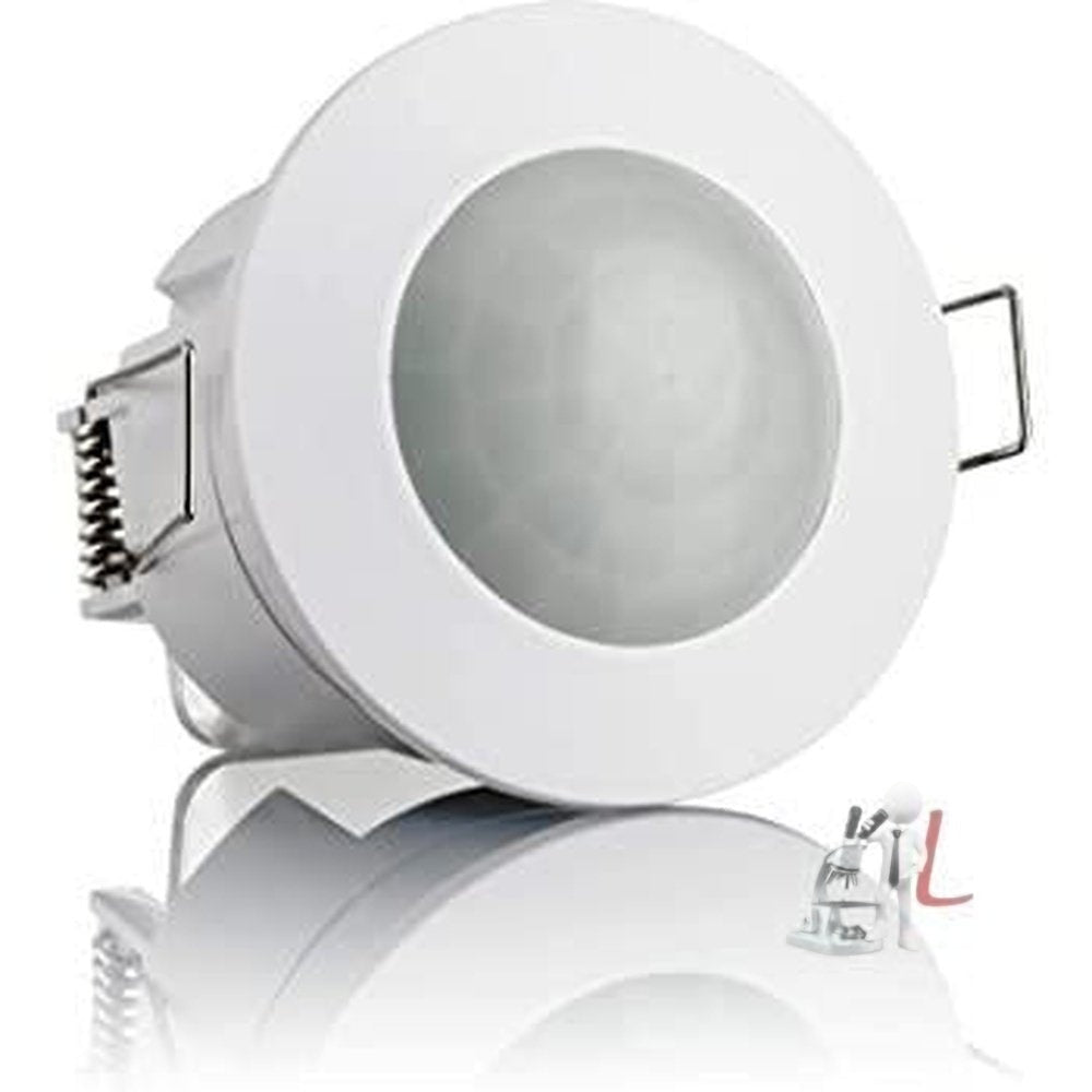 MICROWAVE SENSOR Plastic Microwave/Radar motion Sensor Occupancy Body Motion Detector (White) - Laboratorydeal