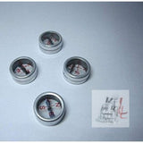 Magnetic Compass Online Both Side Glass (Pack of 12) (Size 20mm / 2cm) - Laboratorydeal