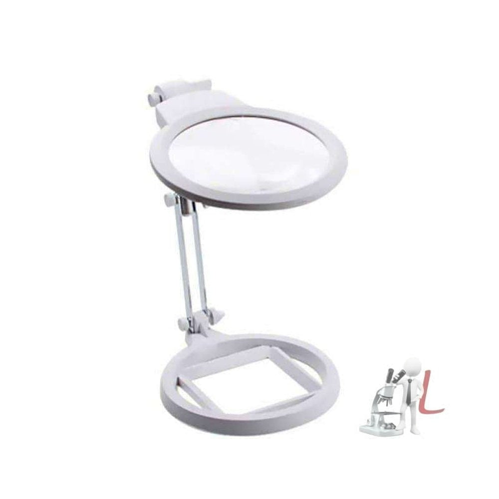 Magnifier - Dual, Folding, Self-Standing by labpro- Laboratory equipments