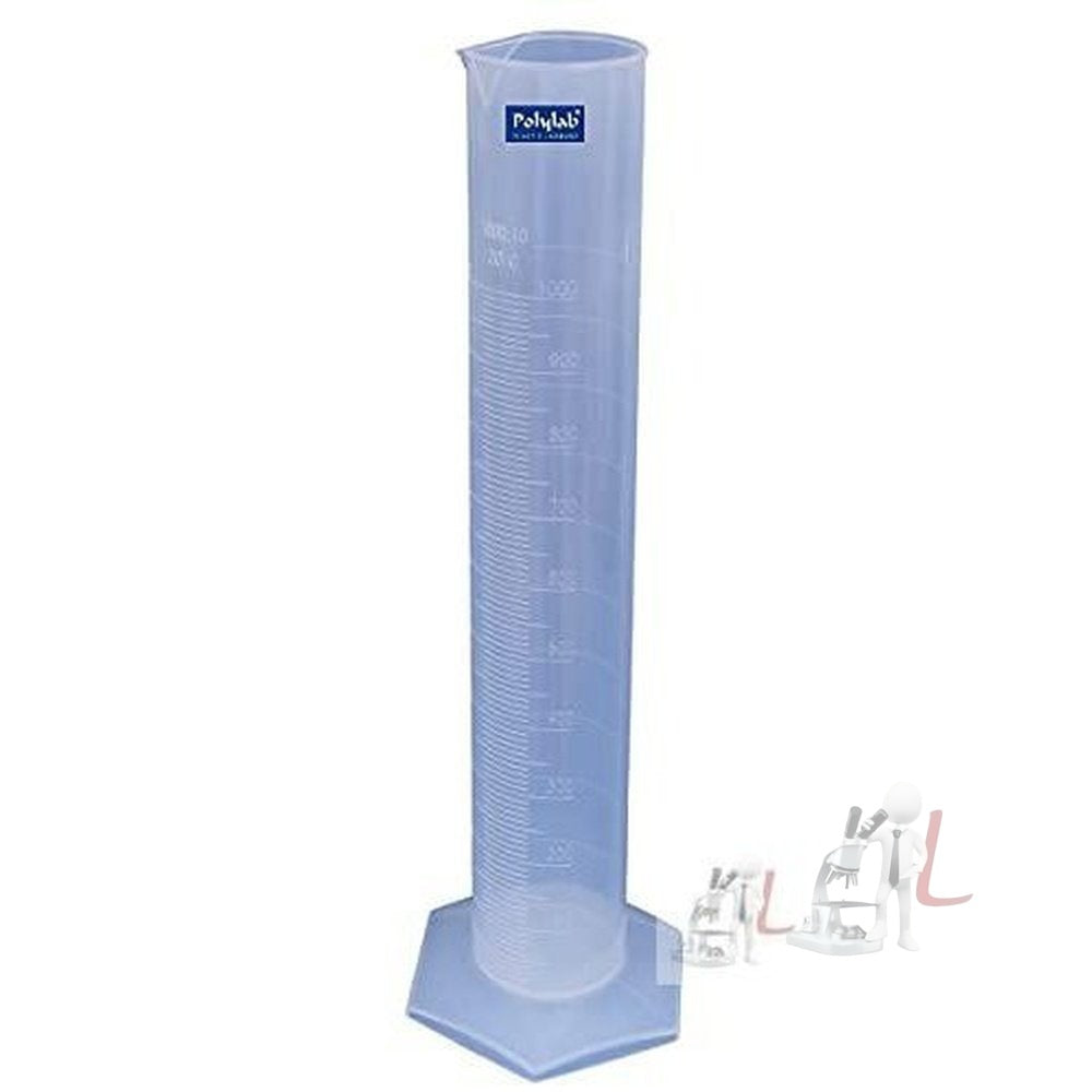 Measuring Cylinder Polypropylene (Set Of 12PCS) (Size: 100ML)- 