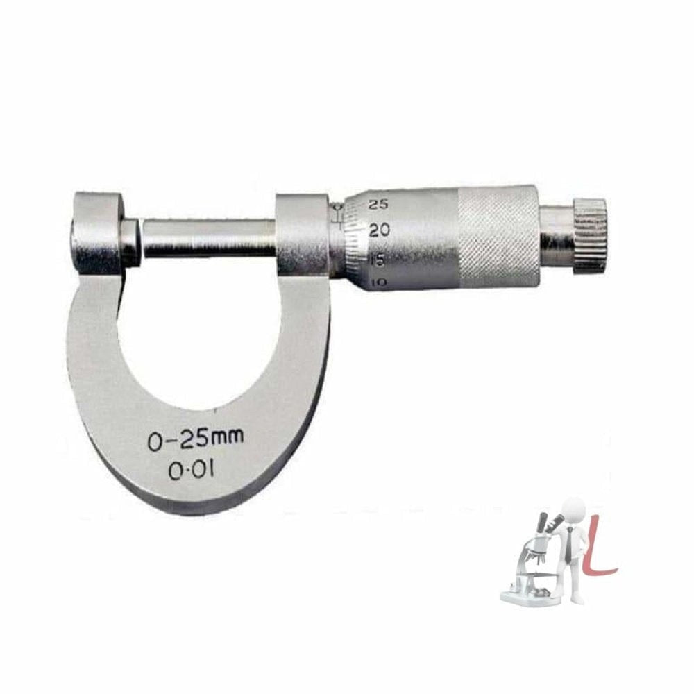 Micrometer Screw Gauge 0 to 25mm - Laboratorydeal