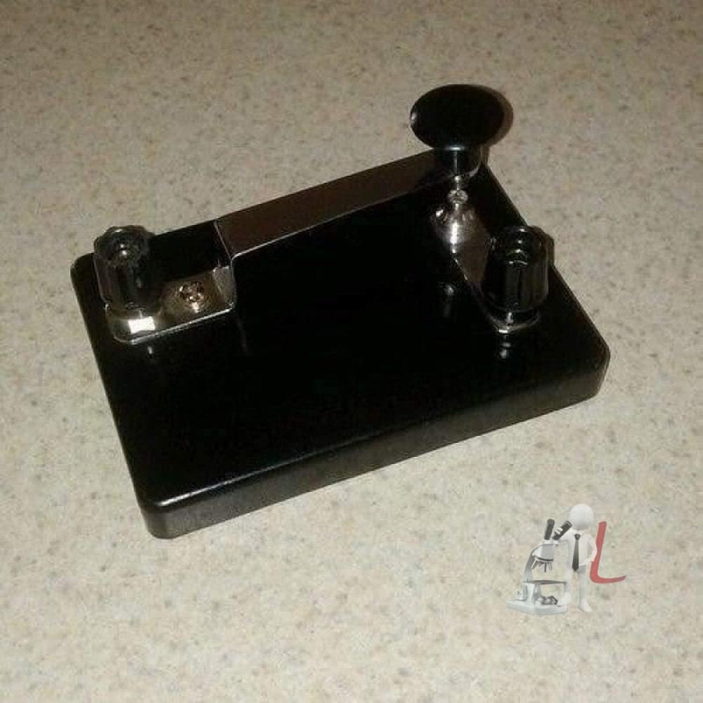 New Telegraph / Tapping / Morse Code Contact Key For Circuits- Laboratory equipments