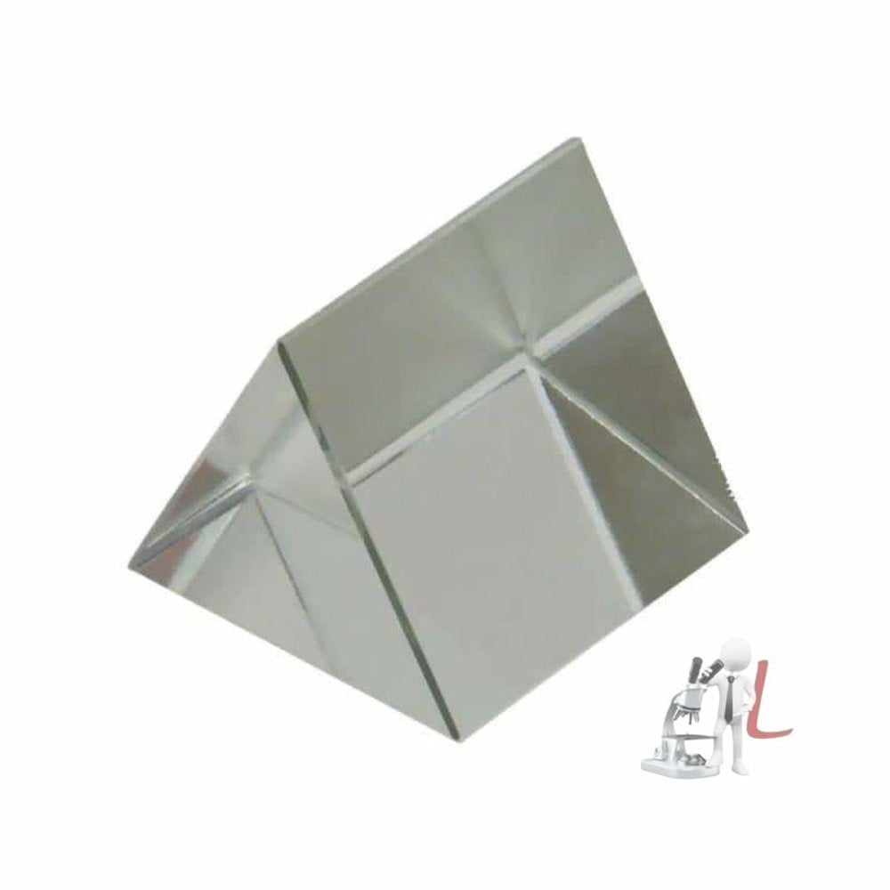 Optical Glass Equilateral Prism 50x50mm by labpro - Laboratorydeal