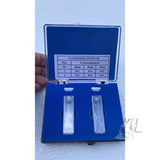 Optiglass Set Of 2 Optical Glass Cuvettes, 10mm, Spectrometer Cell Cuvette Volume 3.5ml - Laboratorydeal