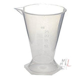 Plastic Measuring Beaker - Set Of 3 (25 Ml/50 Ml/125Ml)- 