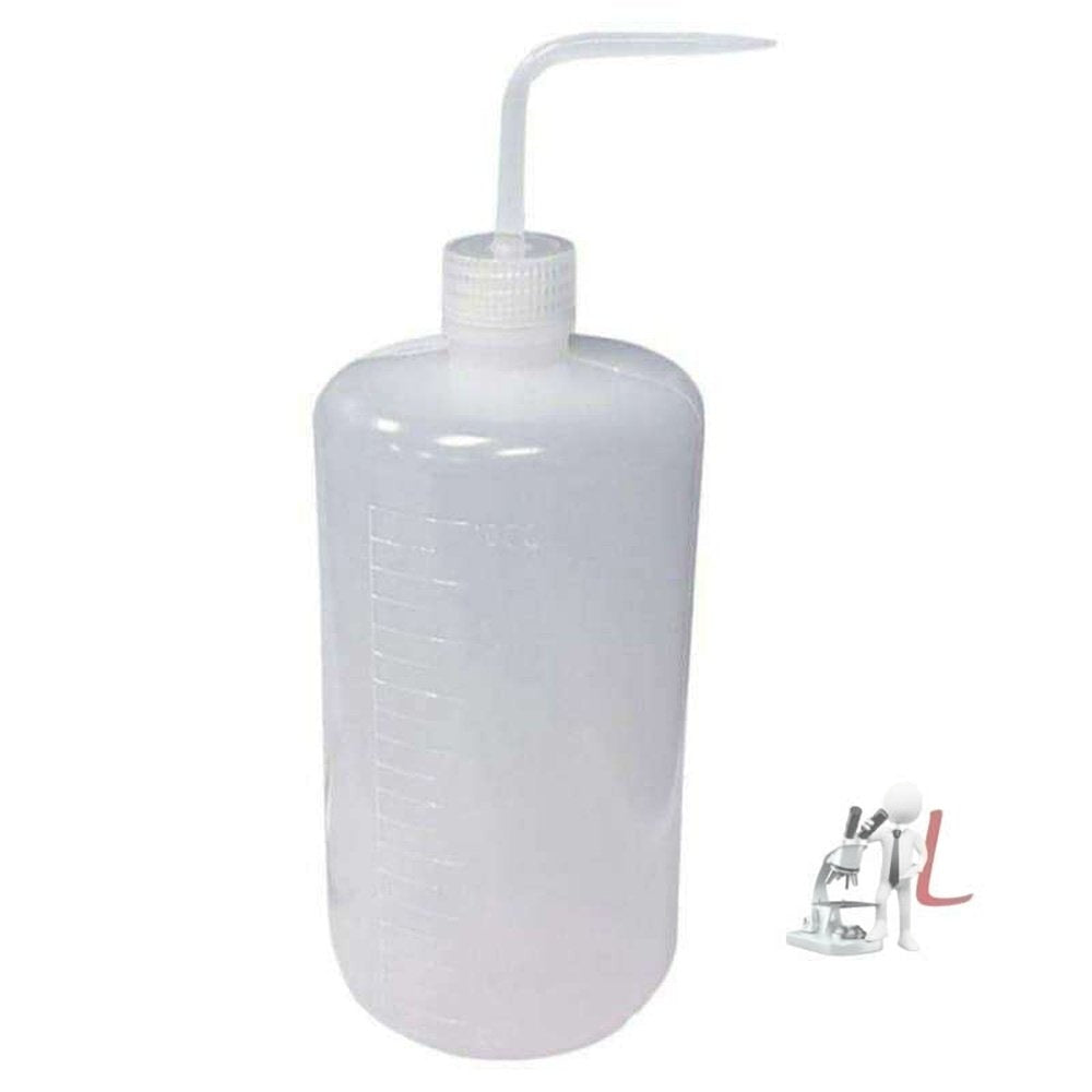 Plastic Wash Bottle(1000 ml) - 6 Pcs by labpro- Laboratory equipments