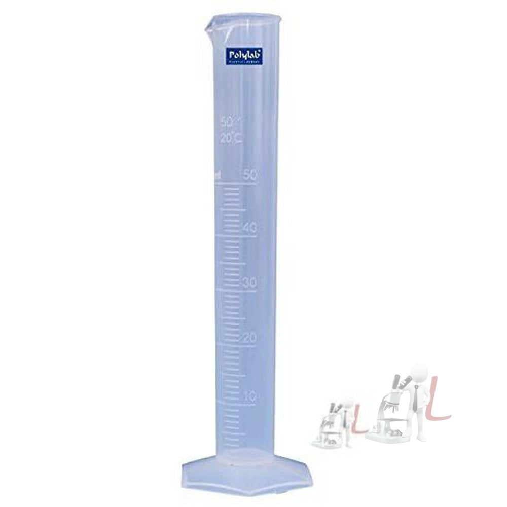Polylab Polypropylene 50ml Measuring Cylinder- 