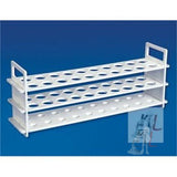 Polylab test tube holder chemistry (3 Tier) 18 mm x 12 Tubes - Pack of 4- 