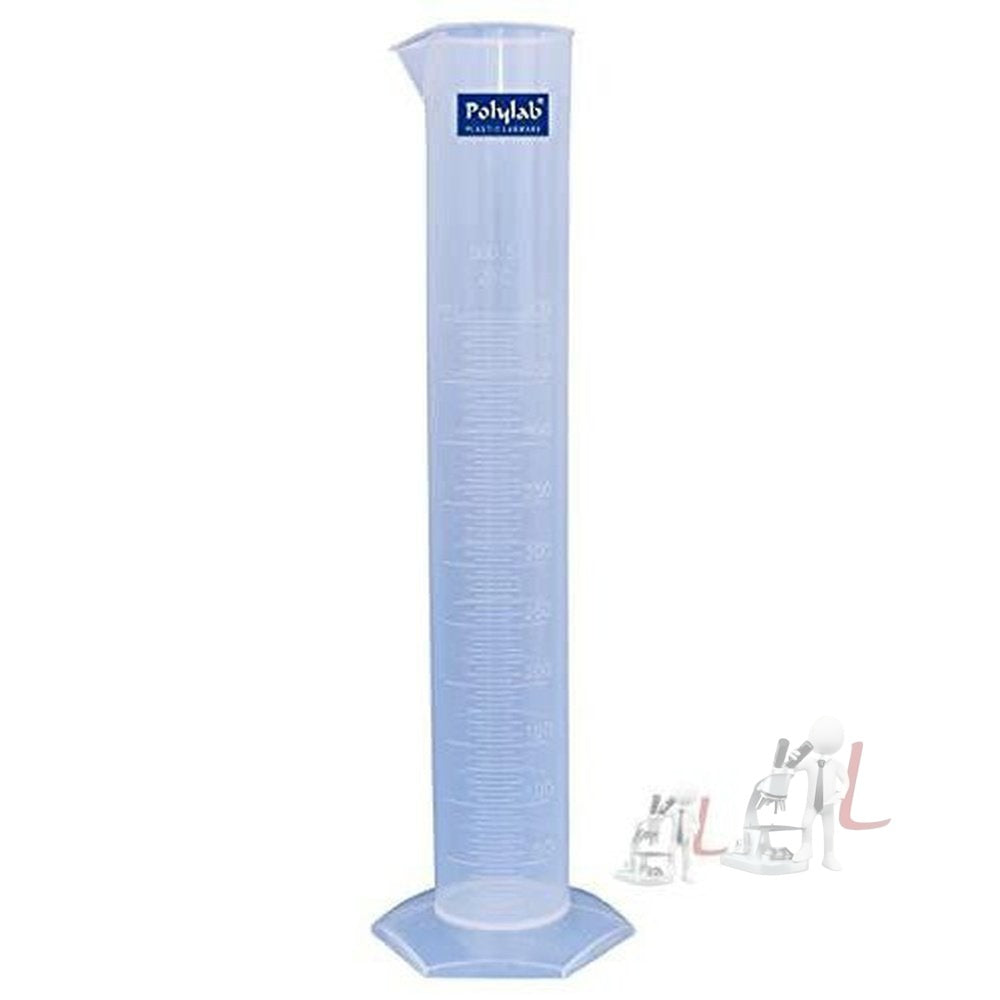 Polylab Polypropylene Measuring Cylinder (Size: 500ML)- 