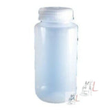 Reagent Bottle 500ml Polypropylene Wide Mouth, White - Pack of 12- 