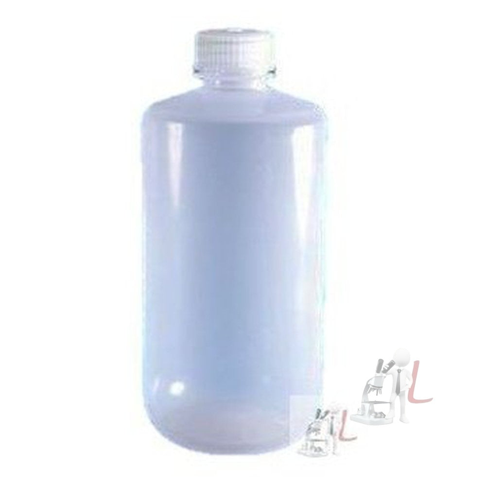 Reagent Bottle Laboratory Apparatus (Narrow Mouth) Size-1000Ml, White (Pack Of 6)- 