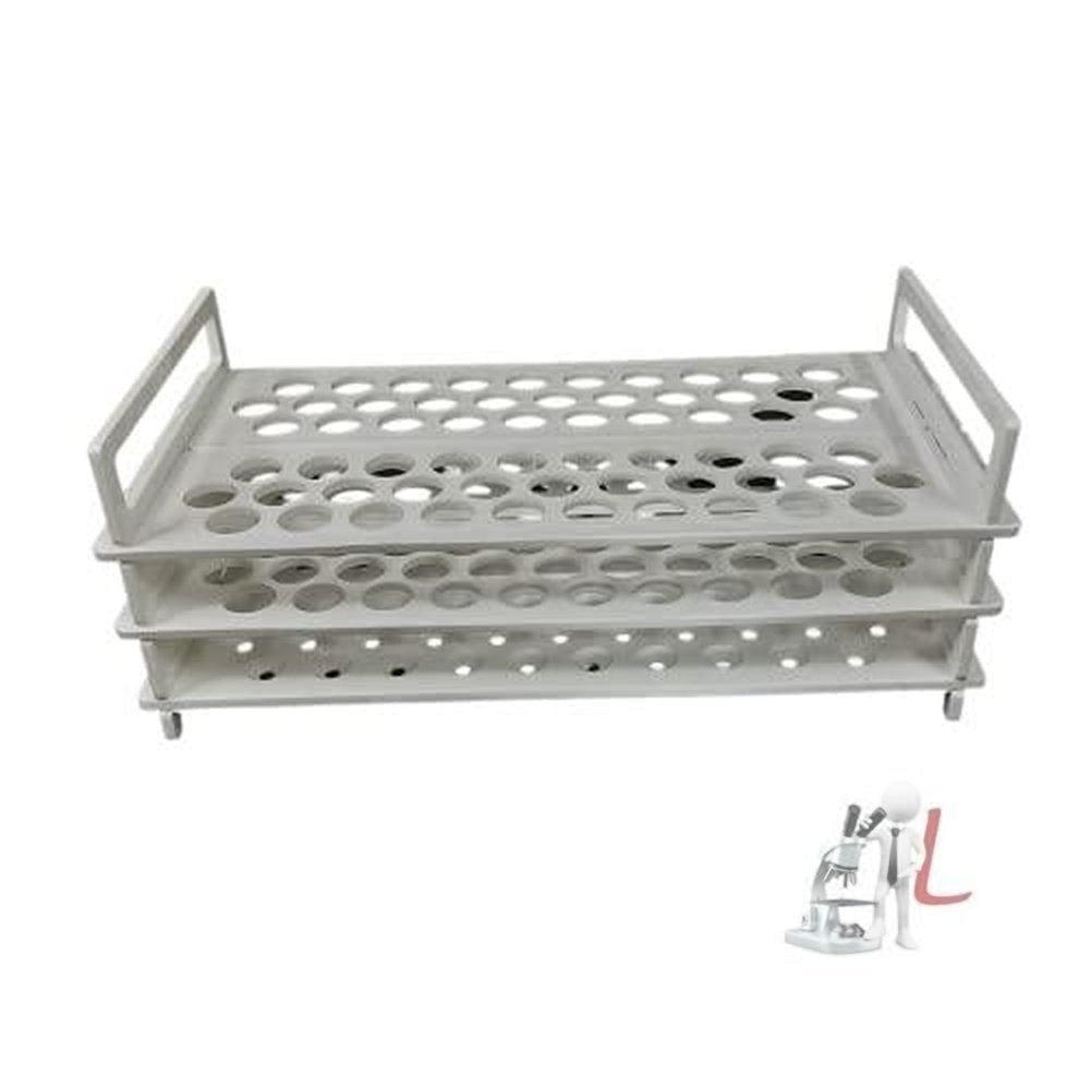Plastic Test tube stand 3 TIER: 16mm × 62 Holes- 