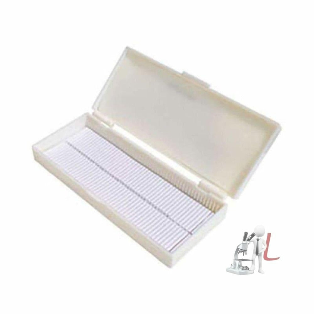 Polystyrene Slide Box Capacity 50 slides  Pack Of 2 - Laboratorydeal