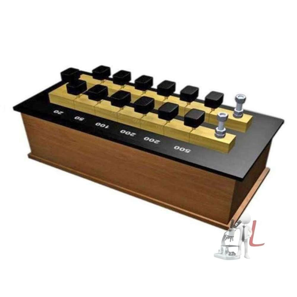 Resistance Box Plug Type Range 1-10000 Ohms - Laboratorydeal