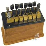 Resistance Box 1 To 1000 Plug Type by labpro- physics lab equipment