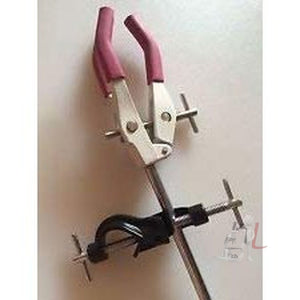 Retort 3 Finger Burette Condenser Clamp with Boss Head - Laboratorydeal
