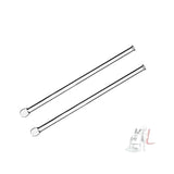 SPYLX Glass Stirring Rod with Flat Face Paddle Long Stirrer Multipurpose for Cocktail or Liquid Chemicals Laboratory (150 MM) - Pack of 2 - Laboratorydeal