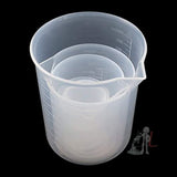 SPYLX Plastic Beaker Set, 6 Sizes 25ml 50ml 100ml 250ml 500ml 1000ml, 2pcs for Each Size Graduated Clear Measuring Cup Pack of 12 pcs - Laboratorydeal