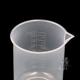 SPYLX Plastic Beaker Set, 6 Sizes 25ml 50ml 100ml 250ml 500ml 1000ml, 2pcs for Each Size Graduated Clear Measuring Cup Pack of 12 pcs - Laboratorydeal