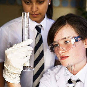 SPYLX Borosilicate Glass Measuring Cylinder 1000 ml Heavy Duty Reusable Single Metric High Quality Glass Graduated Cylinder's for Laboratory Test - Laboratorydeal