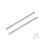 SPYLX Glass Stirring Rod with Flat Face Paddle Long Stirrer Multipurpose for Cocktail or Liquid Chemicals Laboratory (150 MM) - Pack of 2- 