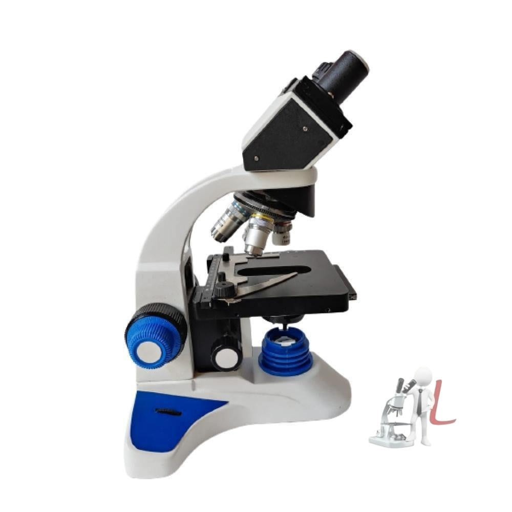 SSU 725-2 Brass & Diecast Aluminum White & Black Laboratory Medical Research Microscope - Laboratorydeal