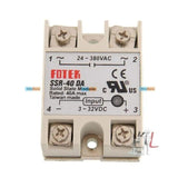 SSU 16 AMP SSR SOLID STATE RELAY DC TO AC Input 3-32VDC Output 90-220VAC- Laboratory equipments