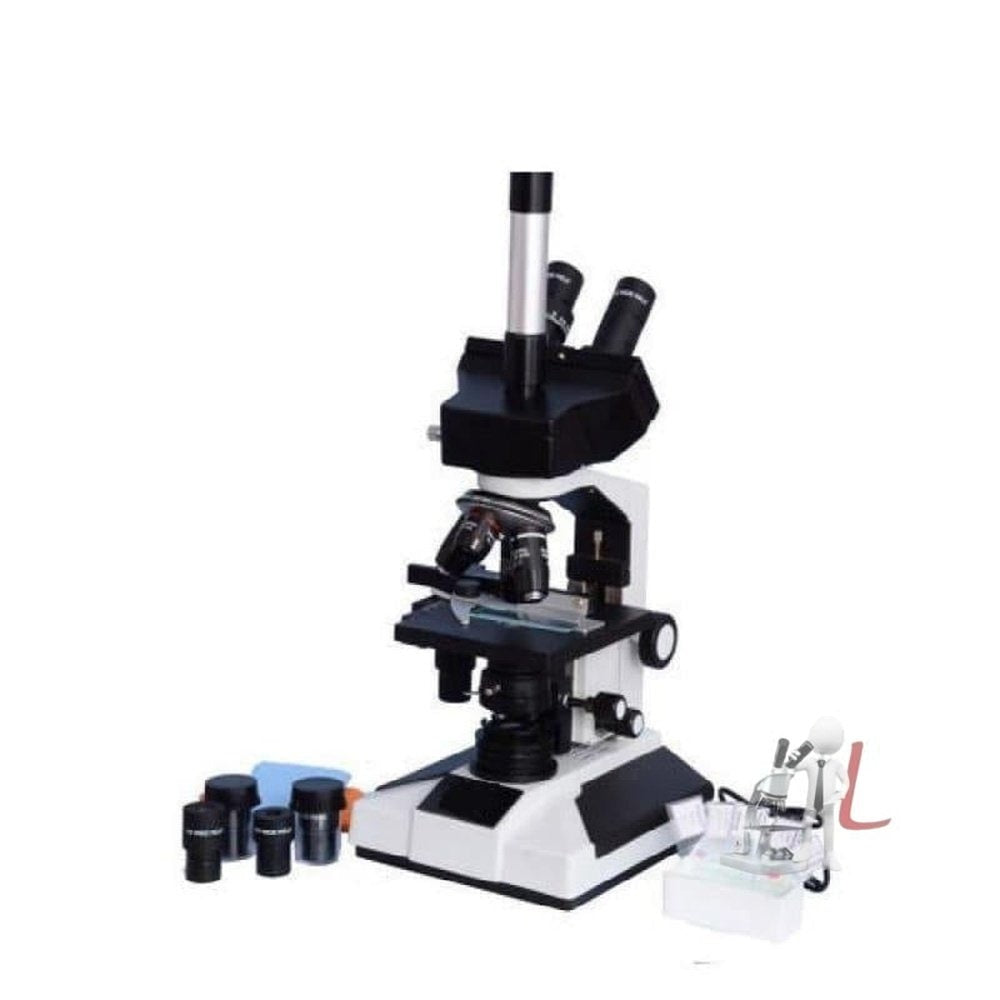 SSU Trinocular Microscope With Objectives Heavy Quality- Microscope