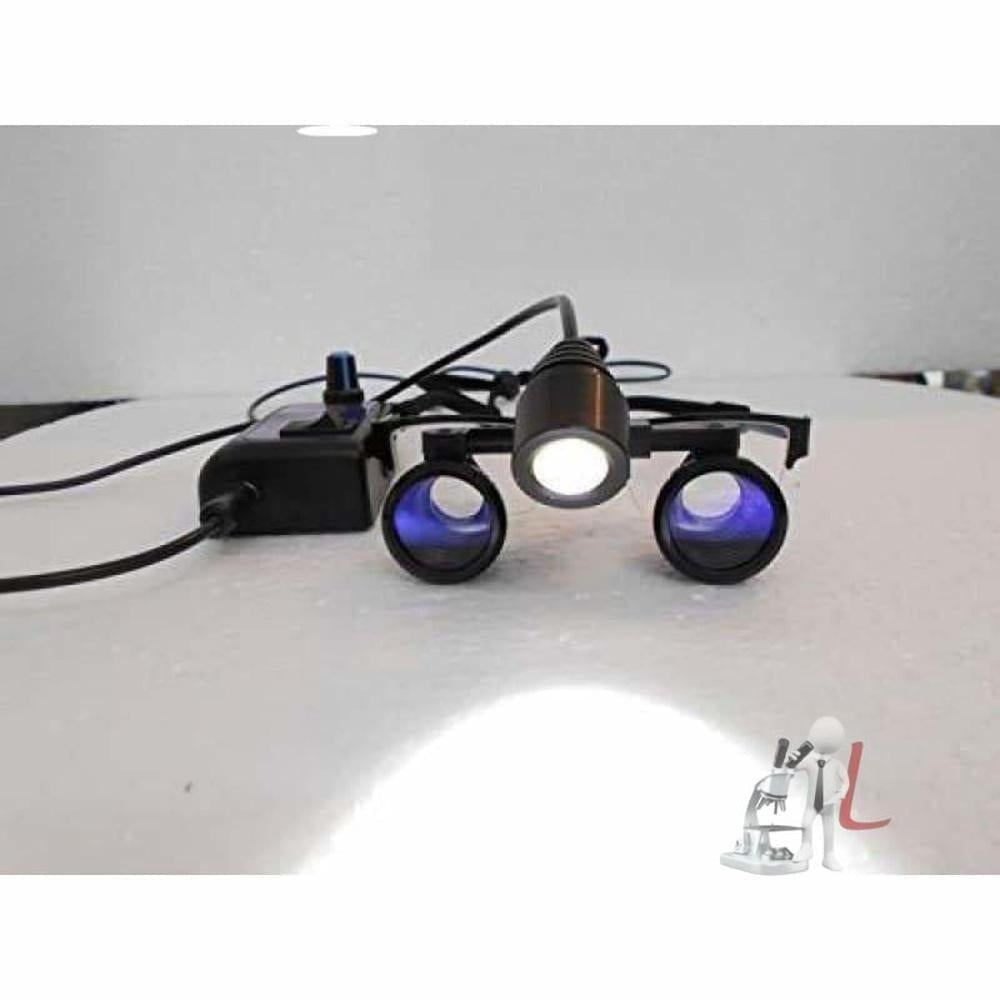 SURGICAL LOUPE WITH LED LIGHT SOURCE AND BAG - Laboratorydeal