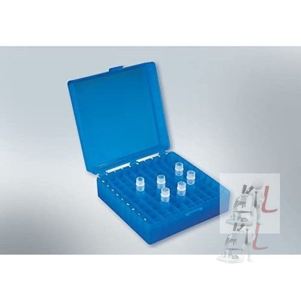Scifa Cryo Box (P.P) - 100 places for 1 ml or 1.8 ml cryo vails polypropylene (pack of 4)- 