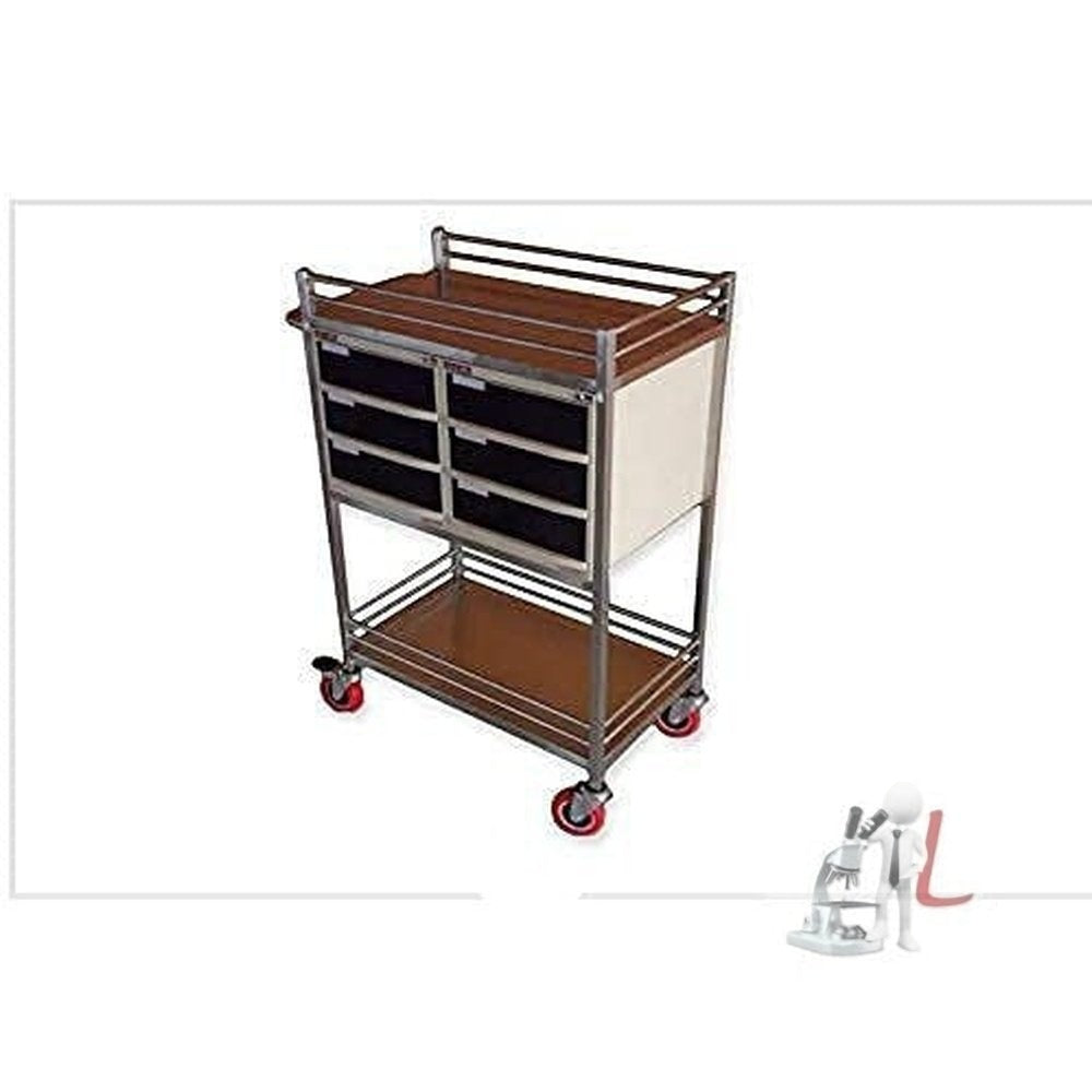Scifa Hospital Medication Trolley 60(L) X 50(D) X 100(H) Cm- 